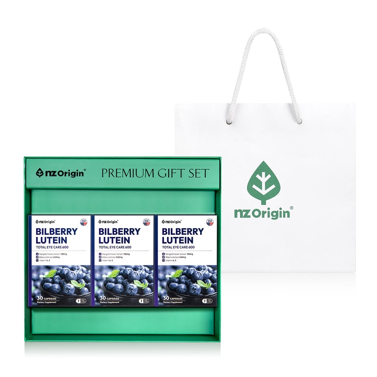 NZ Origin Bilberry Lutein Total Eye Care Set x 3 644687