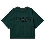 코데즈 컴바인 여성 루즈핏 티셔츠 - 다크 그린, L