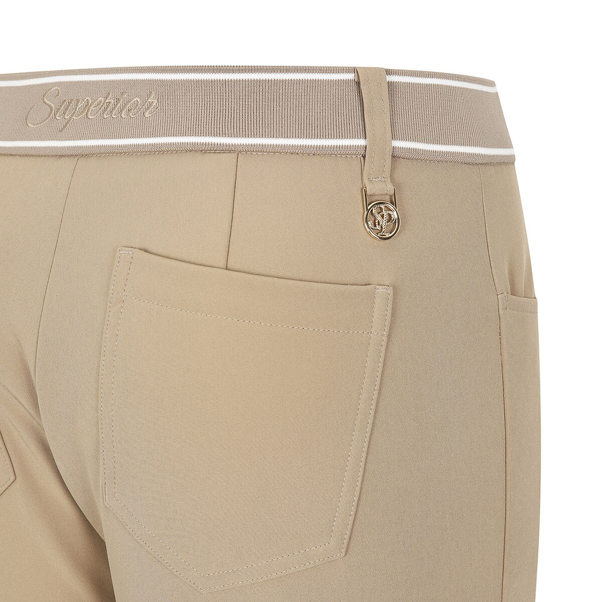 슈페리어 여성 융기모 골프 바지 - 베이지, 70(28) 슈페리어 여성 융기모 골프 바지 - 베이지, 70(28)