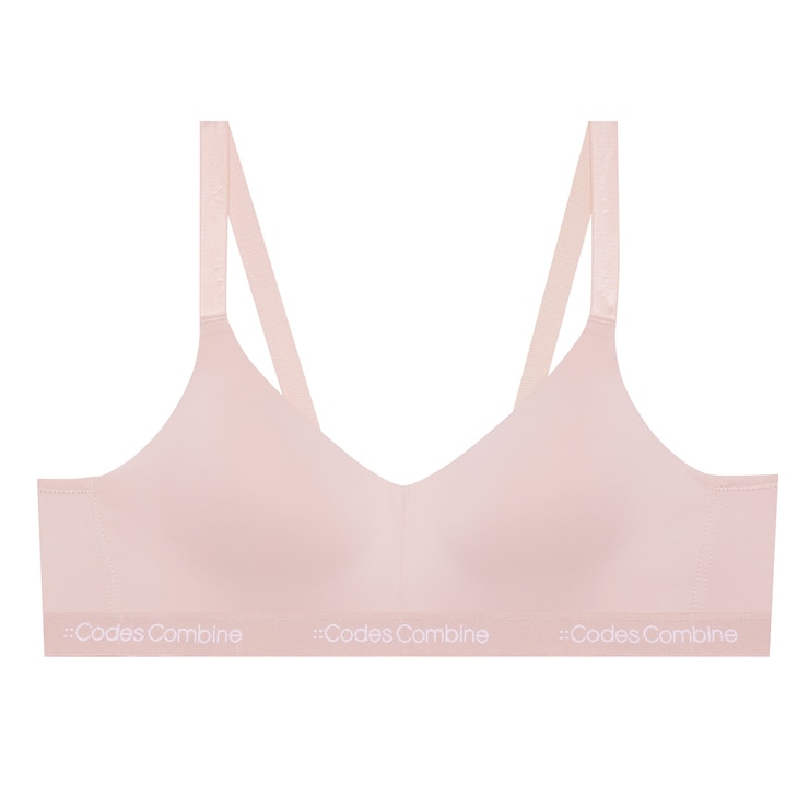 코데즈 컴바인 노와이어 브라 2매 - 라이트베이지/블랙, S(90)