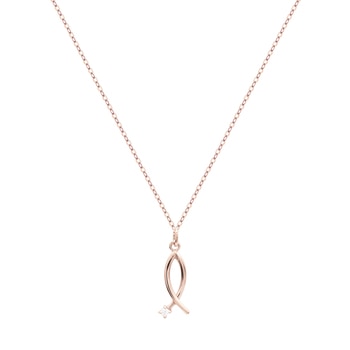 클라베드제이 14K 골드 0.01ct 다이아몬드 목걸이 소니아