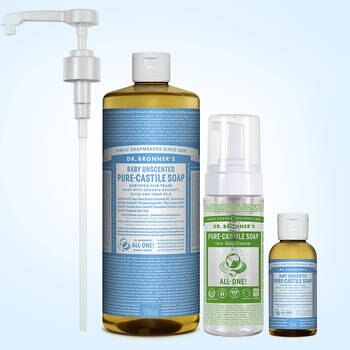닥터브로너스 캐스틸 솝 클렌저 950ml + 60ml 닥터브로너스 캐스틸 솝 클렌저 950ml + 60ml