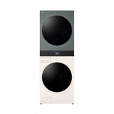 엘지 오브제 AI 워시타워 세탁 23kg&건조 23kg 베이지 그린