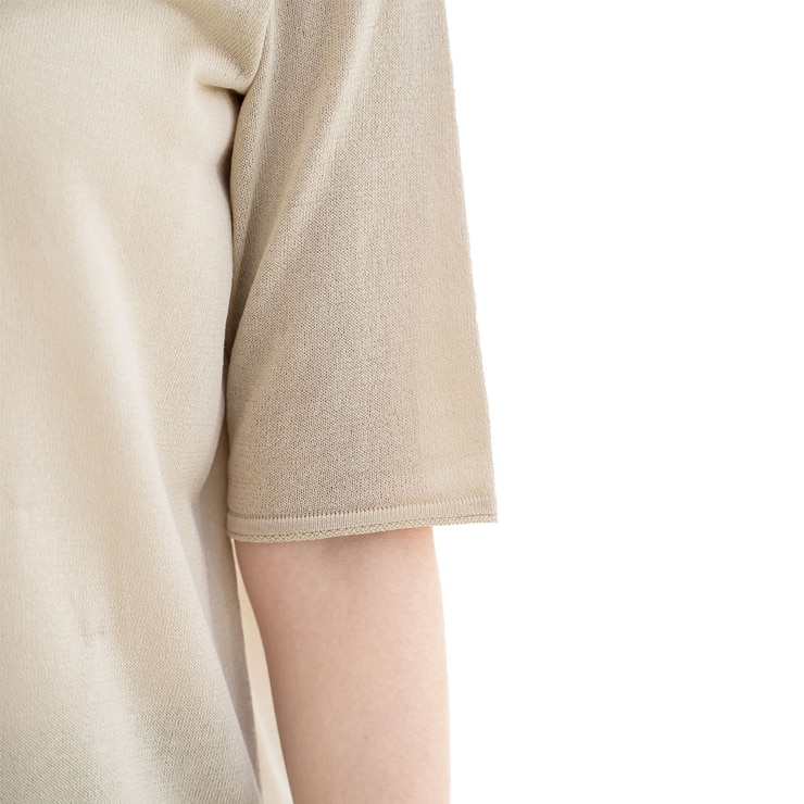 보니스팍스 여성 브이넥 풀오버 니트 - 베이지, L