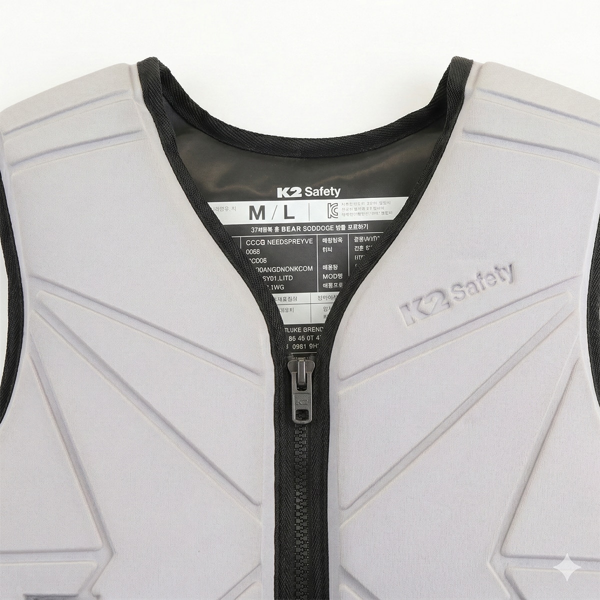 K2 세이프티 성인용 구명조끼 - 그레이