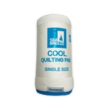 SEABREEZE 쿨 퀼팅 패드 - 싱글, 화이트