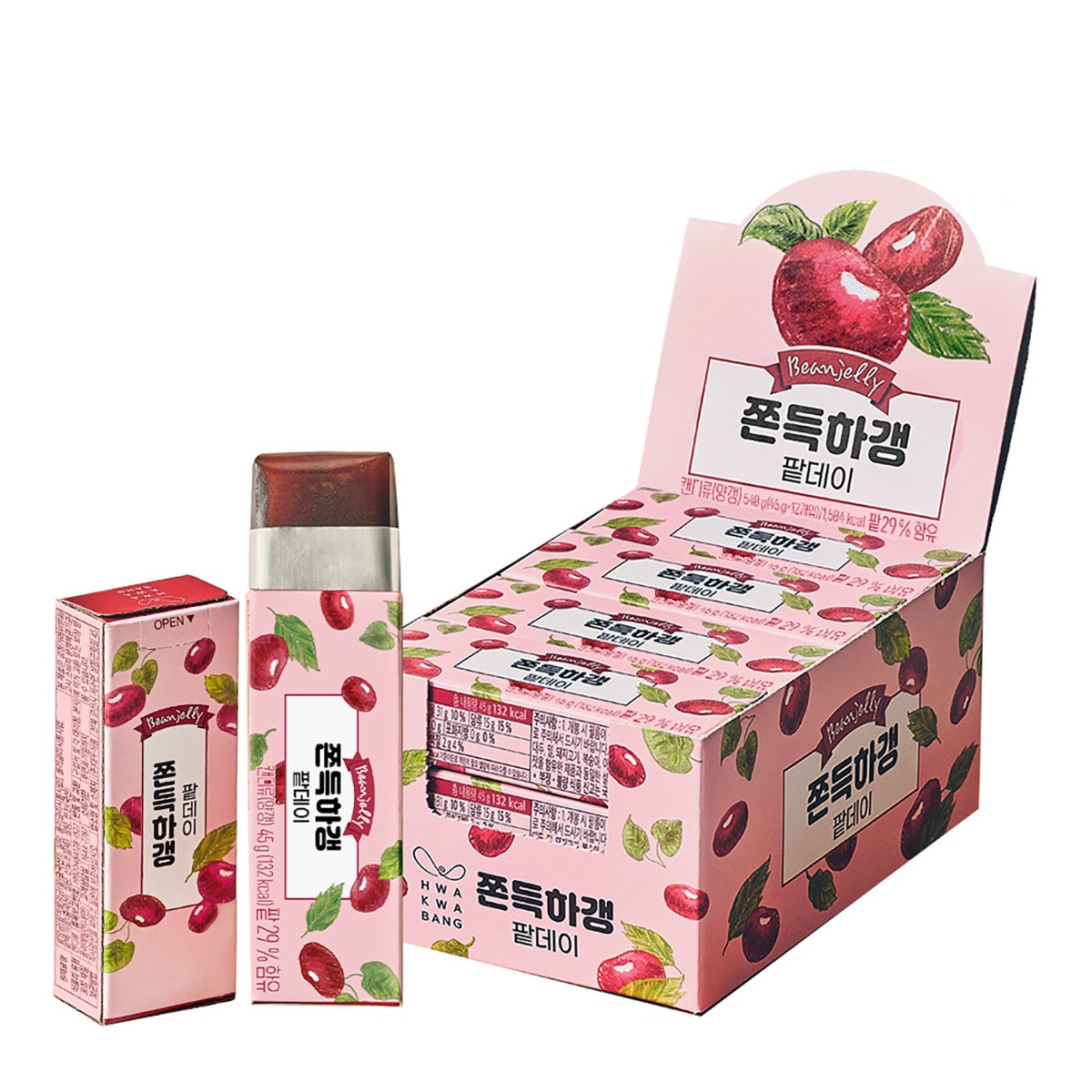 쫀득하갱 팥 & 고구마 데이 1,620g (540g x 3pk) - 팥