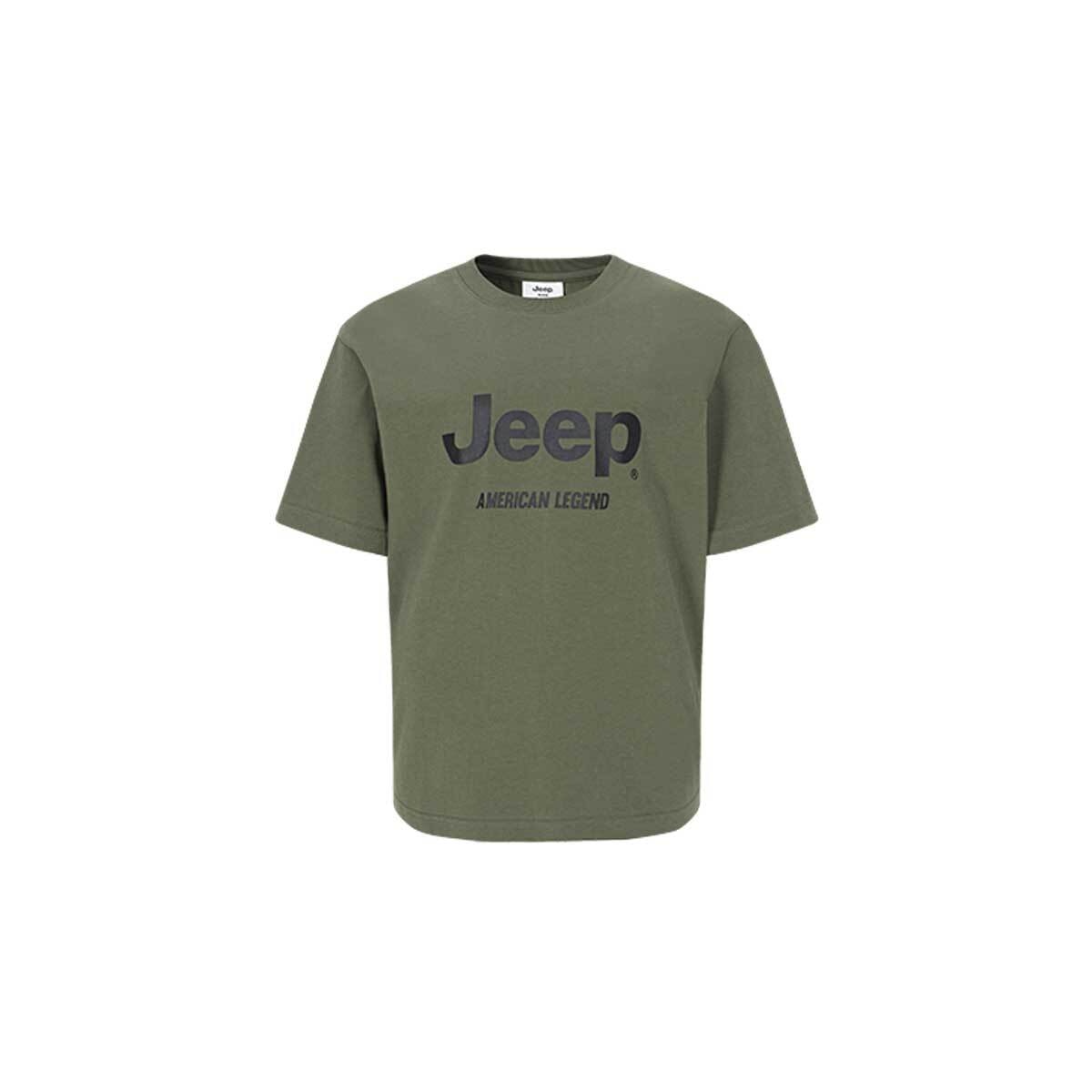 Jeep 키즈 반소매 로고 티셔츠