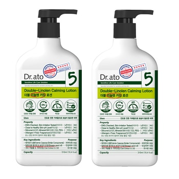 닥터아토 더블 리놀렌 카밍 로션 310ml x 2