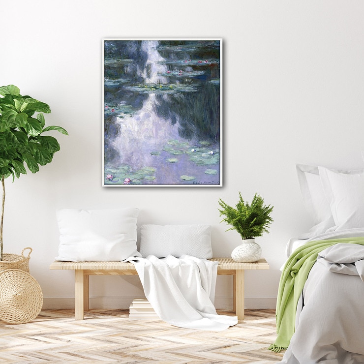 지클레 그림 액자 (80 x 60cm 또는 60 x 80cm) - 모네, 수련