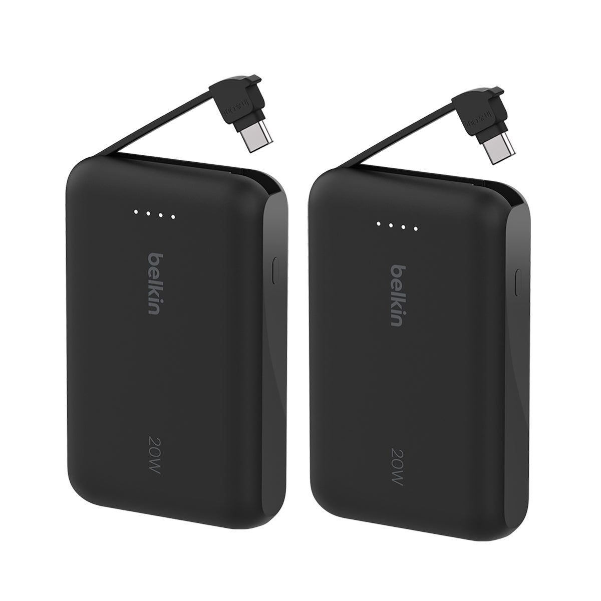 벨킨 USB-C 케이블 일체형 20W 10000mAh 보조배터리 2PK 벨킨 USB-C 케이블 일체형 20W 10000mAh 보조배터리 2PK