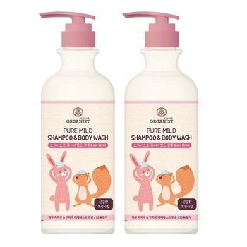 오가니스트 키즈 샴푸앤바디워시 730ml x 2 오가니스트 키즈 샴푸앤바디워시 730ml x 2