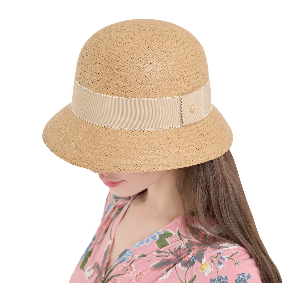 안드레아바나 여성 클로슈 햇 - 베이지