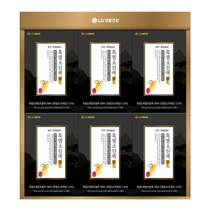리튠 흑염소 진액 50ml x 24포x 4 리튠 흑염소 진액 50ml x 24포x 4