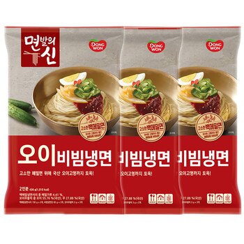 동원 면발의신 오이비빔냉면 436g x 3