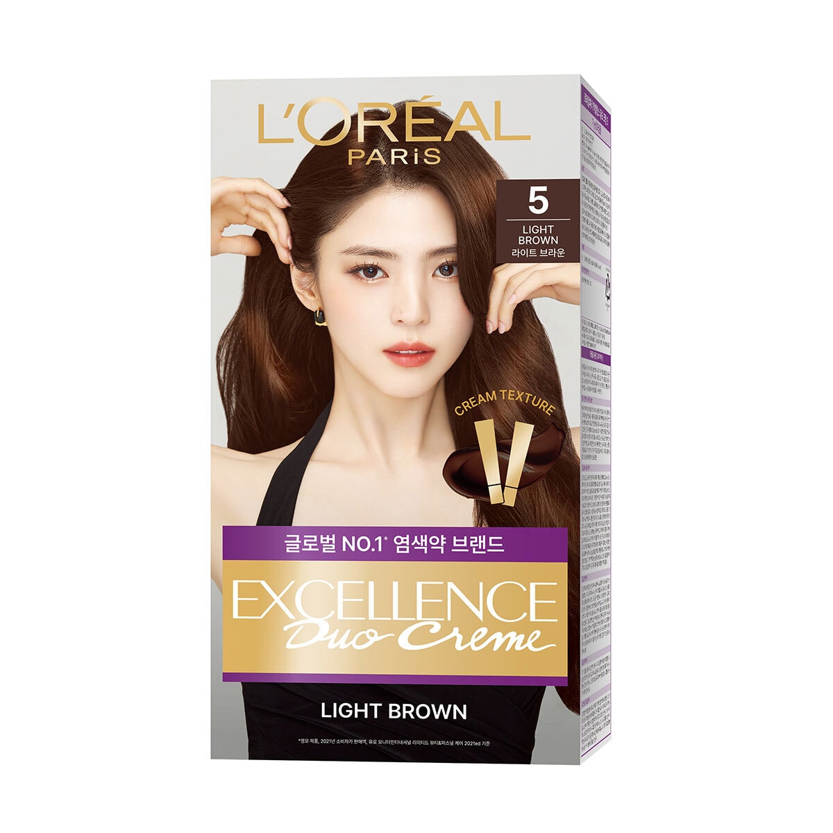 로레알 엑셀랑스 듀오크림 5호 라이트브라운 2PK