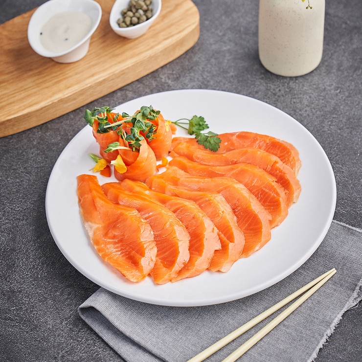 동원산업 훈제연어 슬라이스 70g x 2 x 2