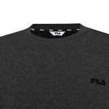 휠라 골프 남성 긴소매 융기모 크루넥 - 차콜, M