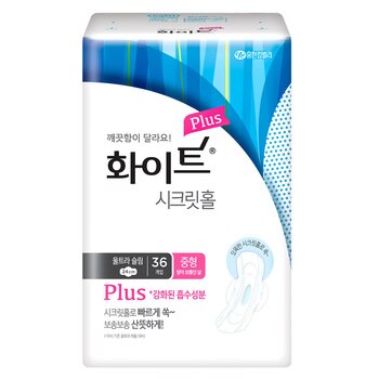 화이트 플러스 시크릿홀 울트라 날개 중형 36매 x 4 화이트 플러스 시크릿홀 울트라 날개 중형 36매 x 4