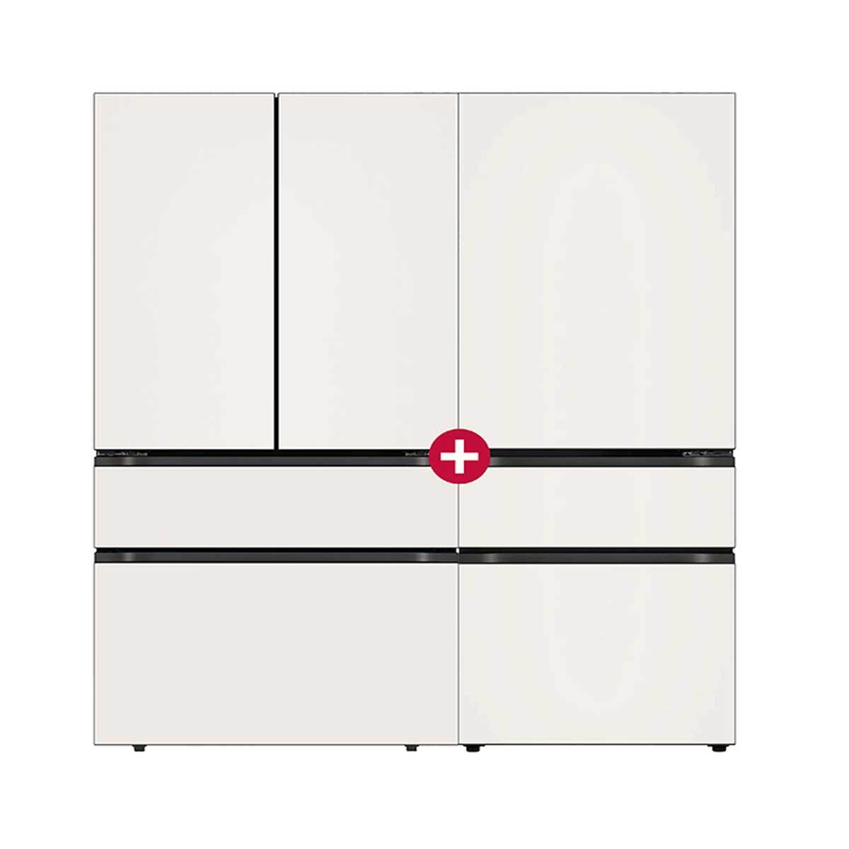 LG 오브제AI Fit&Max 냉장고&김치냉장고, 연결키트포함 LG 오브제AI Fit&Max 냉장고&김치냉장고, 연결키트포함
