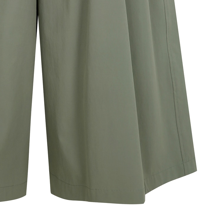 컬럼비아 여성 크롭 와이드 팬츠 - 라이트 카키, S