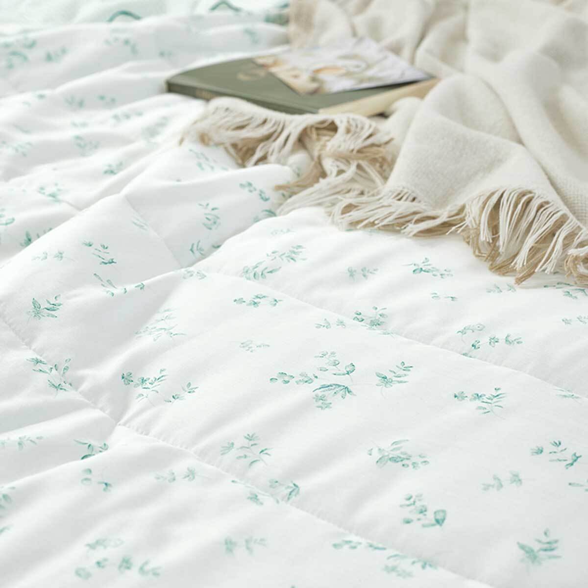 썸니아 모달 냉감 차렵 이불 - 퀸, 그리너리