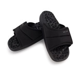 밸롭 성인 뉴 지압 슬리퍼 - 여성 블랙, 250mm