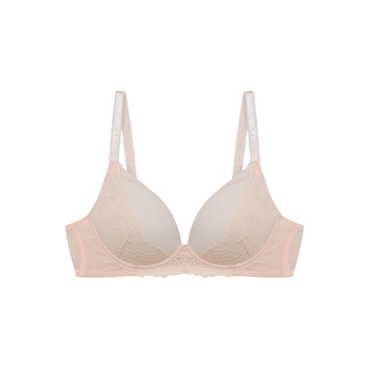 비너스 노와이어 메모리 소프트핏 브라 2매 - 라이트베이지/핑크베이지