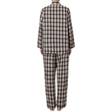 게스 여성 코튼 파자마 세트 - 아이보리 체크, S