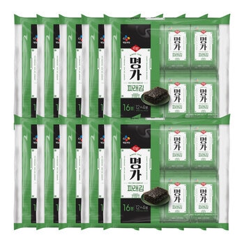 CJ 명가 파래김 4g x 16 x 10