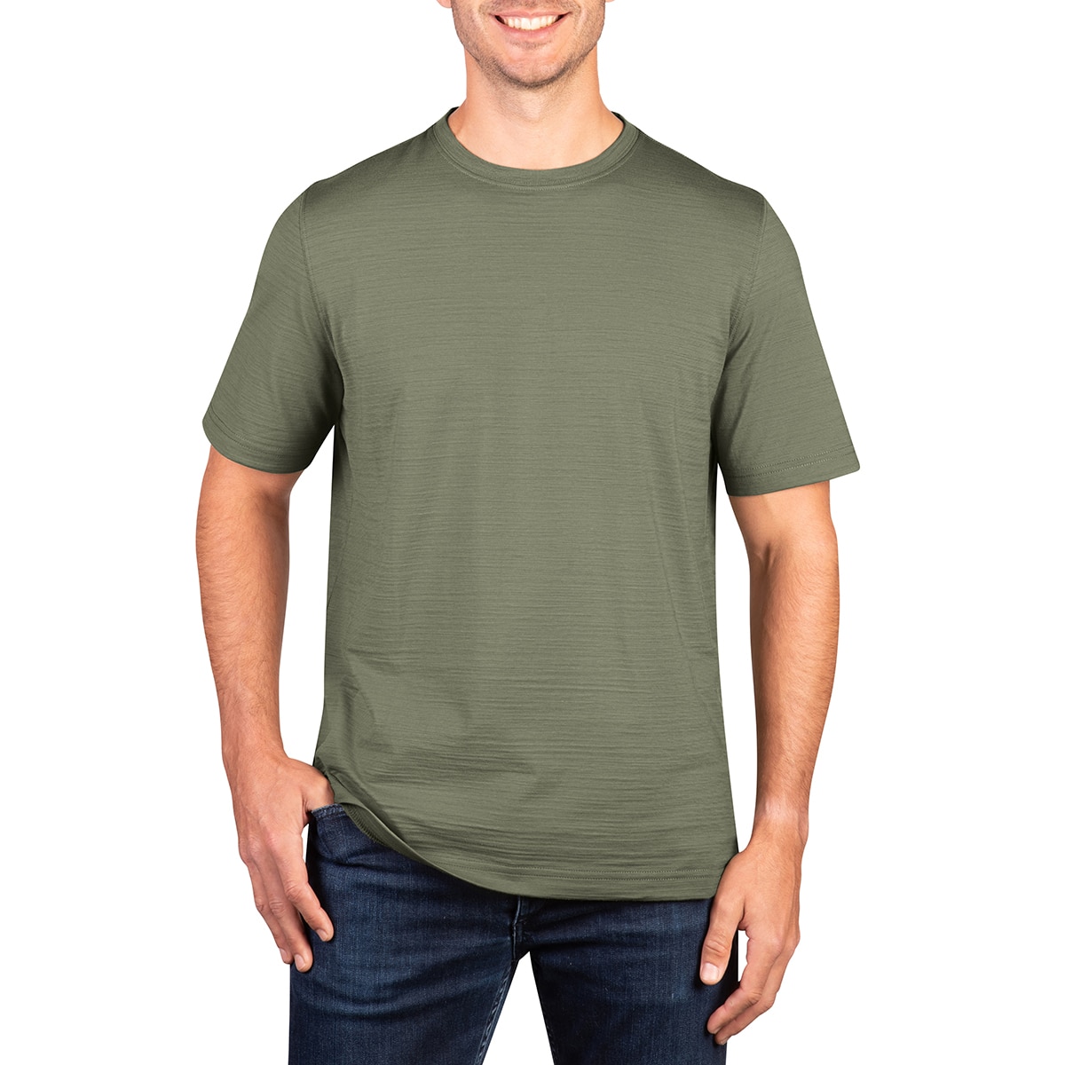 커클랜드 시그니춰 남성 피마코튼 티셔츠 - 그린, XXL