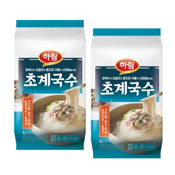 하림 초계국수 2120g (530g x 4) x 2ea 하림 초계국수 2120g (530g x 4) x 2ea