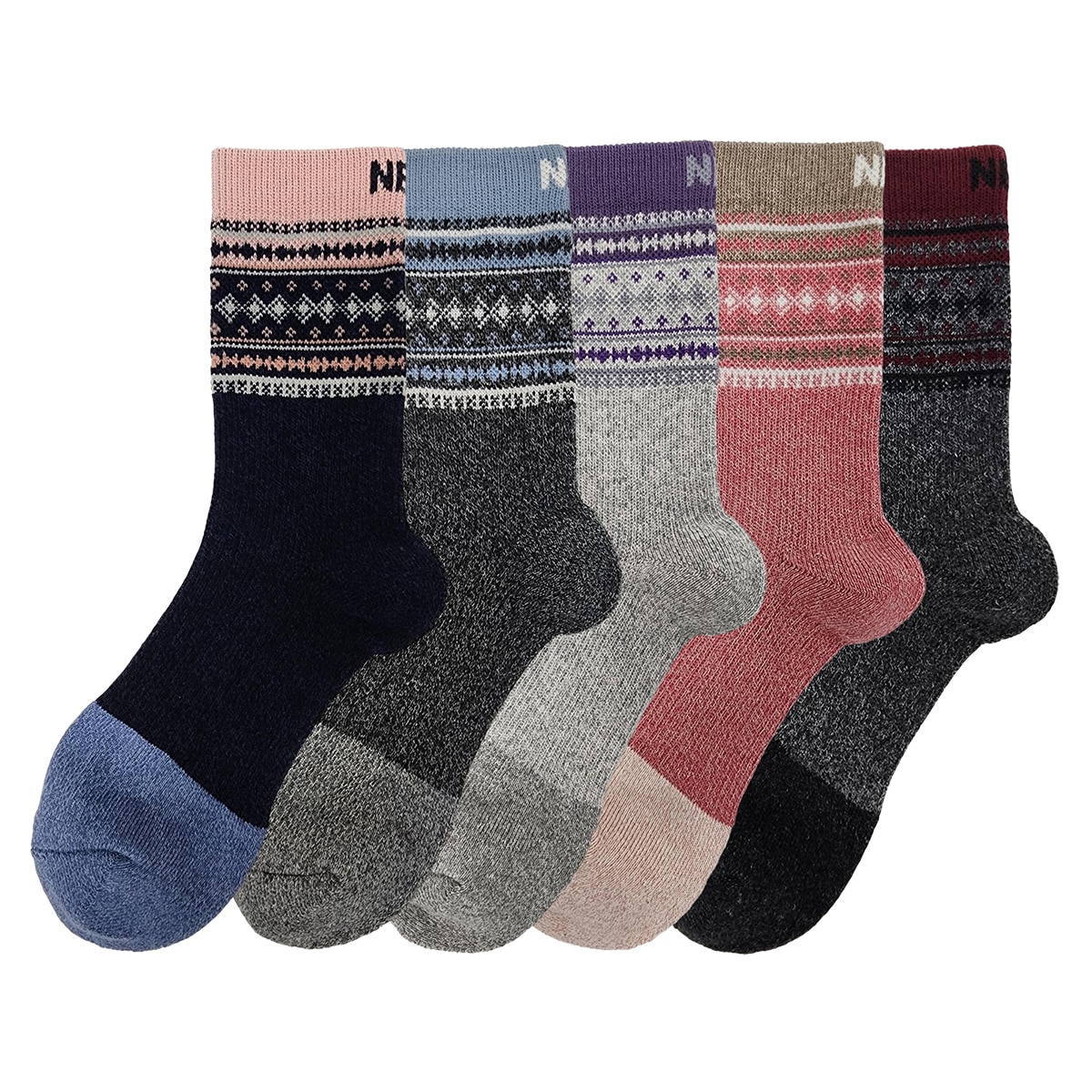 네파 여성 아웃도어 양말 5족 - B