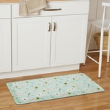 Town & Country 컴포트 겔 주방 매트 50x106cm - 라이트 그린 (플로럴) Town & Country 컴포트 겔 주방 매트 50x106cm - 라이트 그린 (플로럴)