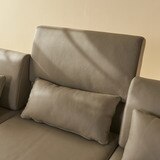 사트바 무빙쿠션 통가죽 이태리 4인 소파