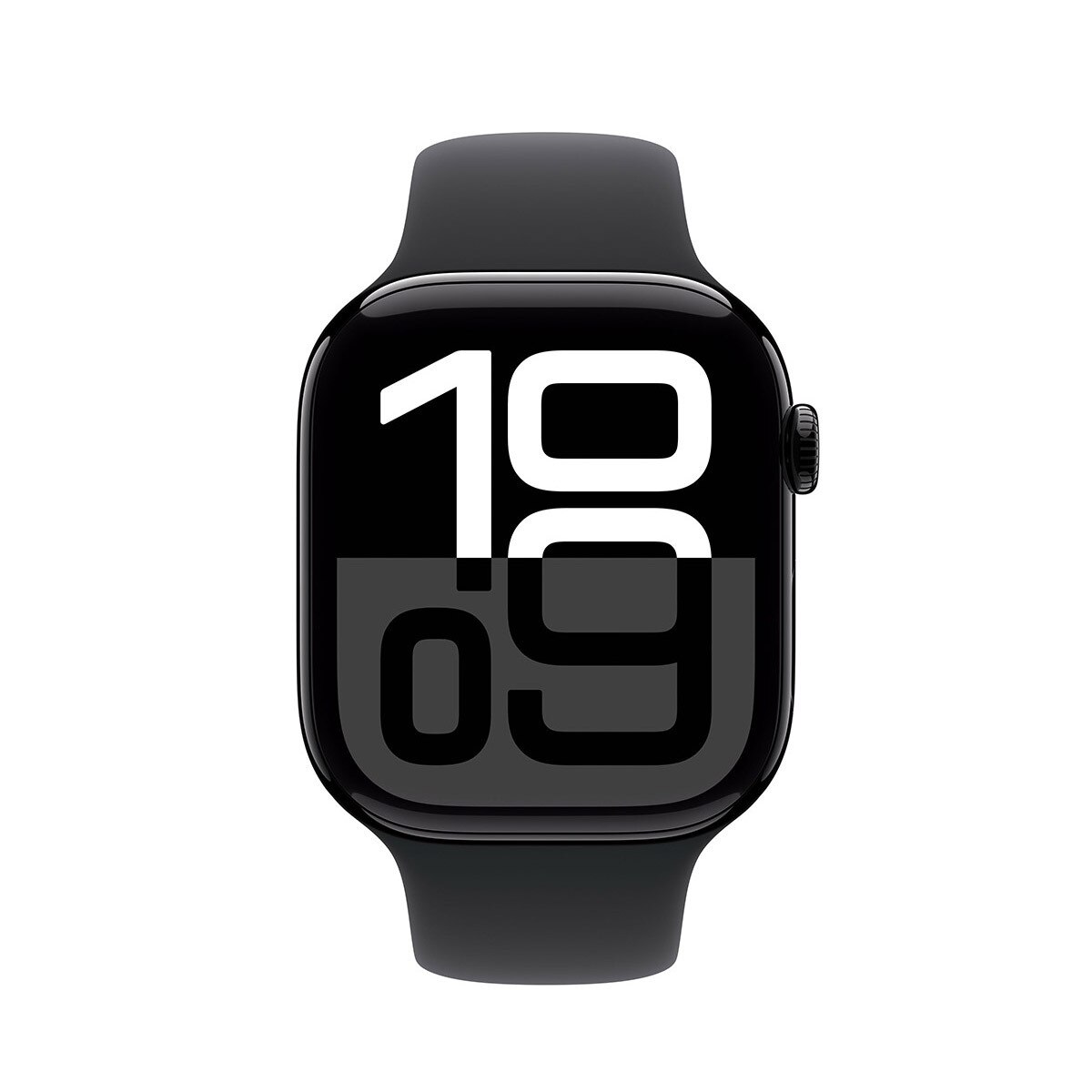 Apple 워치 10 46mm 제트블랙 블랙 스포츠 밴드 - M/L