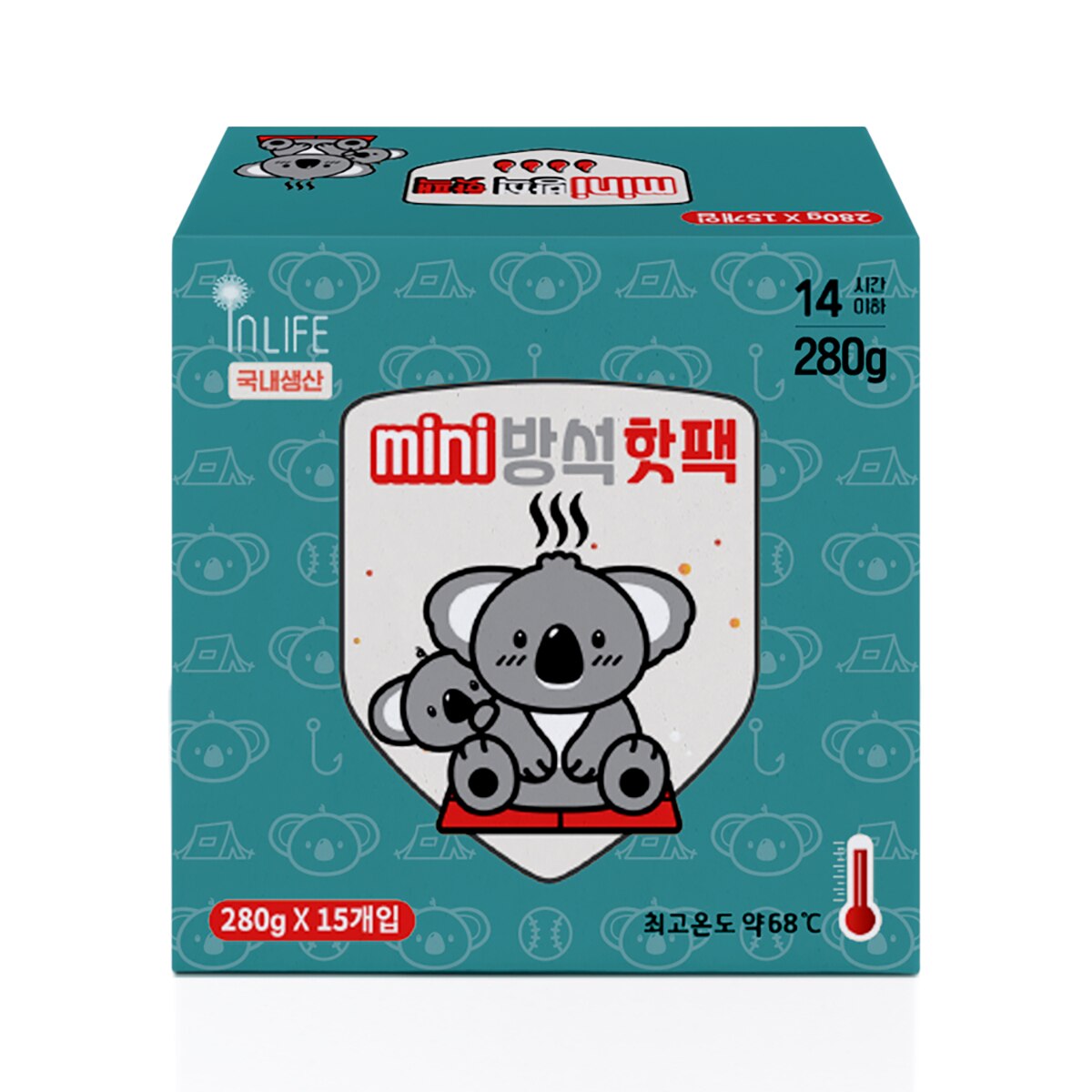 인라이프 방석 핫팩 280g x 15개 인라이프 방석 핫팩 280g x 15개