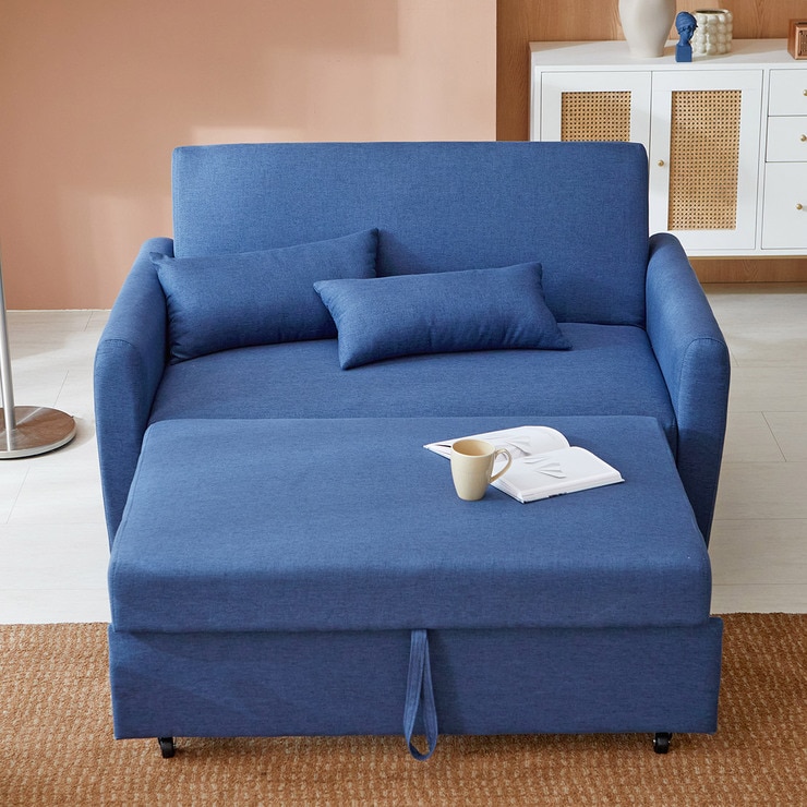 리비니아 라운지 소파베드 - 슈퍼싱글, 블루