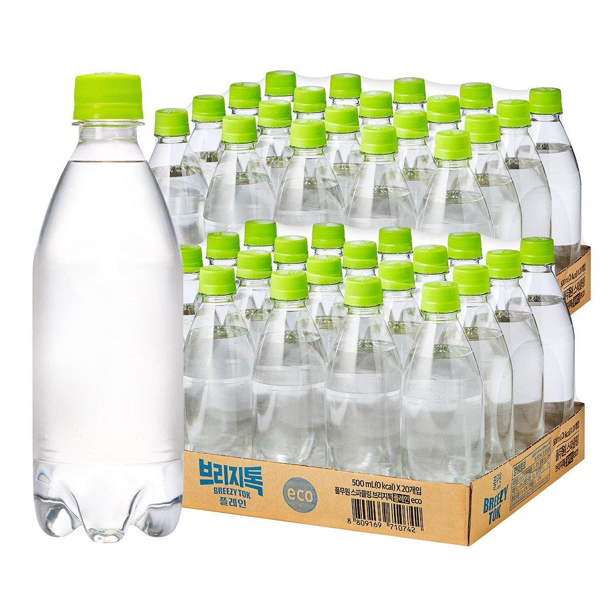 브리지톡 탄산수 플레인 500ml x 40