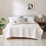 박홍근홈패션 워싱면 양모 스프레드 - 퀸, 화이트