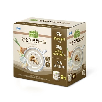 상하키친 양송이 크림 스프 150g x 9