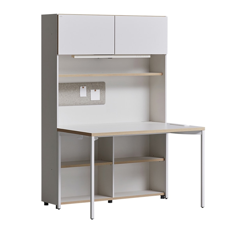 데스커 콘센트형 책상세트 화이트+화이트 Costco 코리아