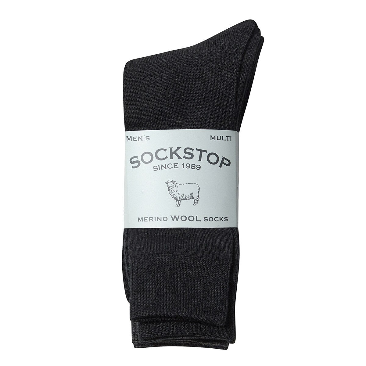 싹스탑 남성 울 양말 6족 - 솔리드1