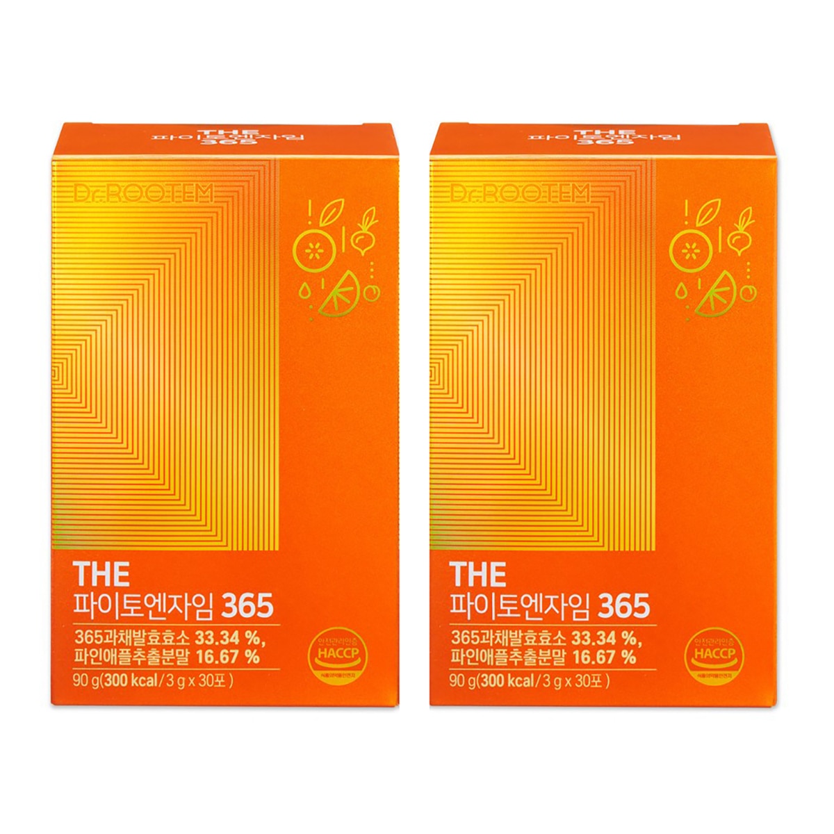 루템 THE 파이토엔자임 365, 3g x 30 포 x 2 박스