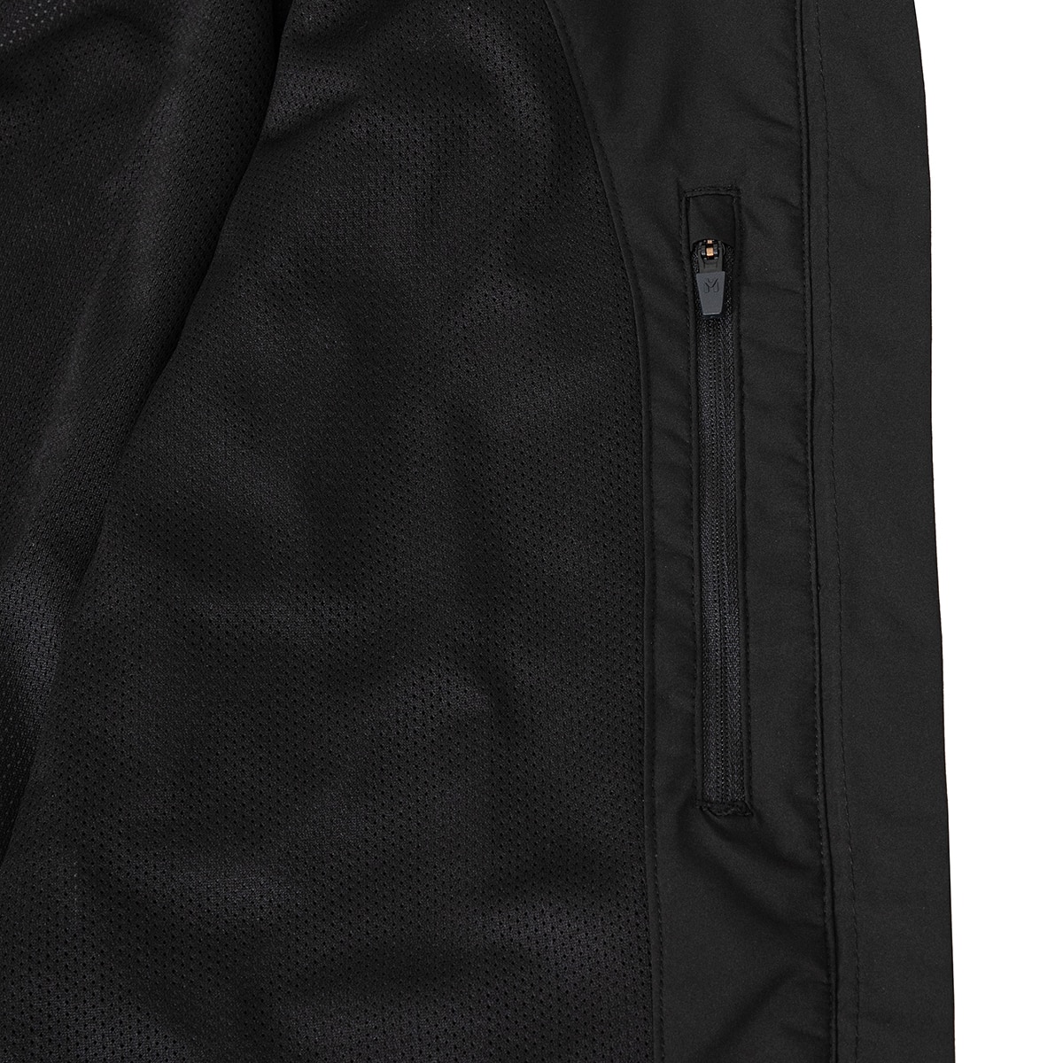 밀레 남성 2레이어 방풍 재킷 - 블랙