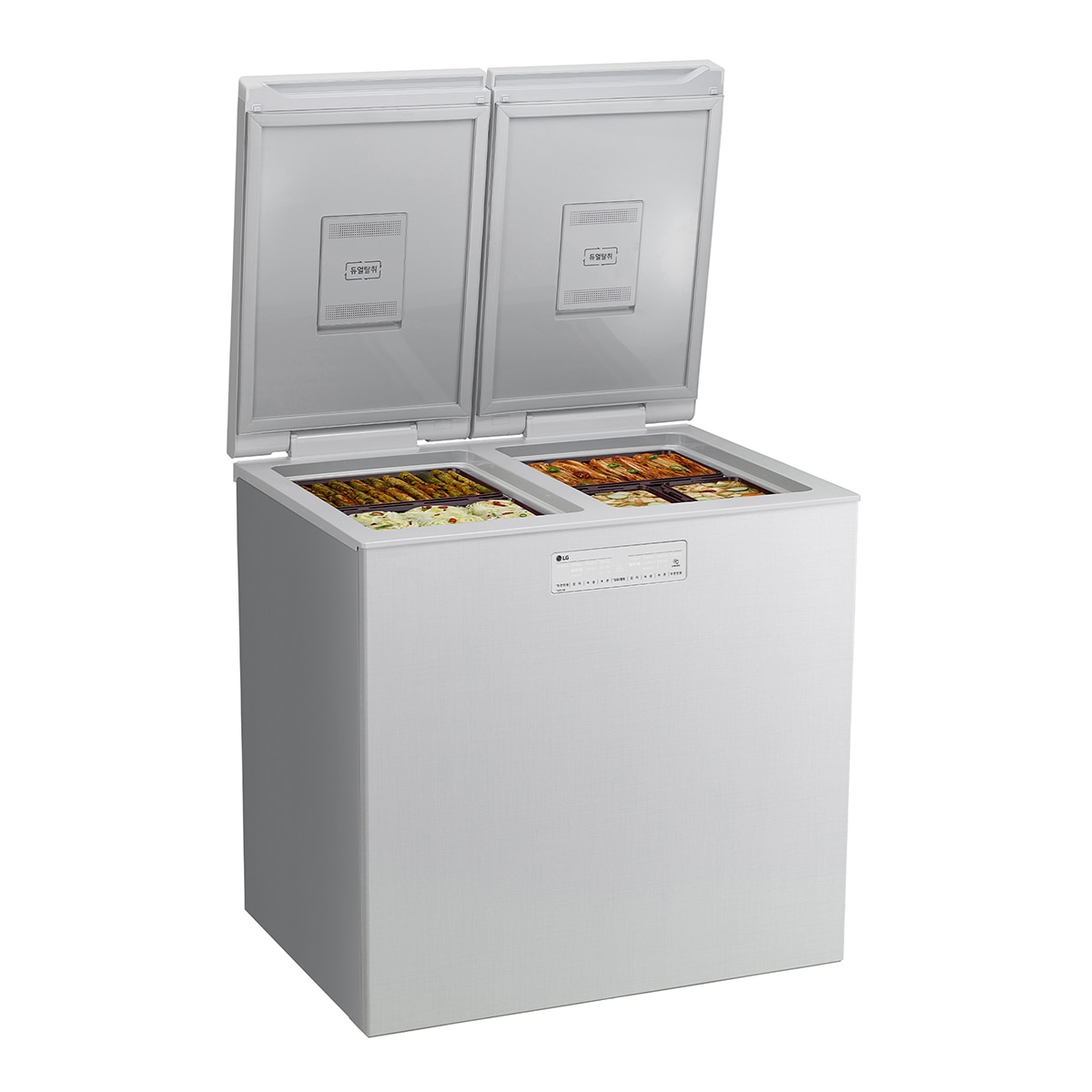엘지 디오스 김치톡톡 217L- 메탈 린넨화이트