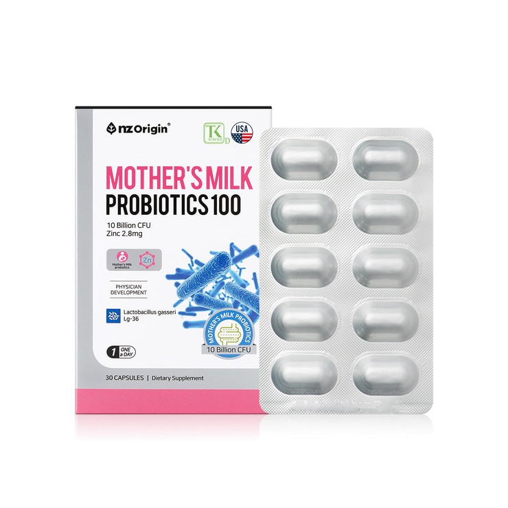 엔젯오리진 모유 유산균 100/500mg x 30캡슐 x 2