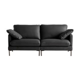 다우닝 코지 전체천연가죽 소파 3인