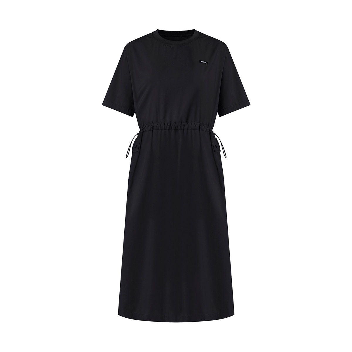 네파 여성 우븐 롱 원피스 - 블랙, XL