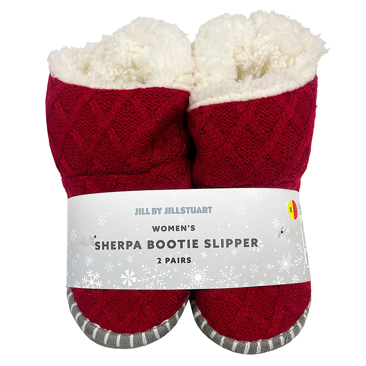 질바이질스튜어트 쉐르파 부티 덧신 2족 - B(노르딕/레드), M/L 질바이질스튜어트 쉐르파 부티 덧신 2족 - B(노르딕/레드), M/L